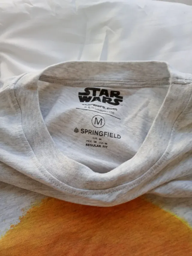 Camiseta Star Wars Gris