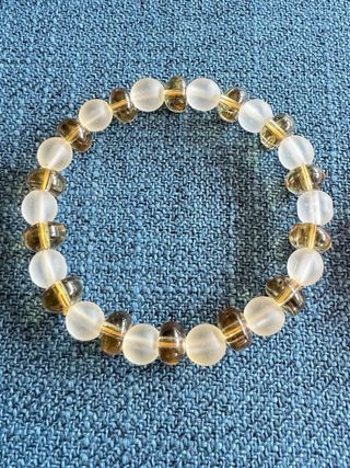 Pulseras de cristal y piedras naturales
