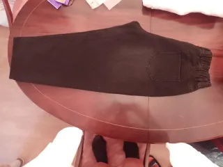 Vaquero negro 103 cm largo Talla XXXL