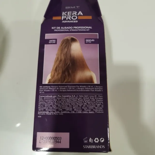 Kit Alisado Profesional Kera Pro Advanced BMT