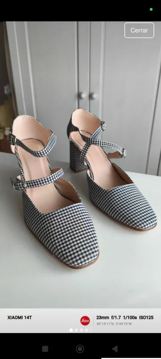 Zapatos Mariola Patsy Shoes Cuadros