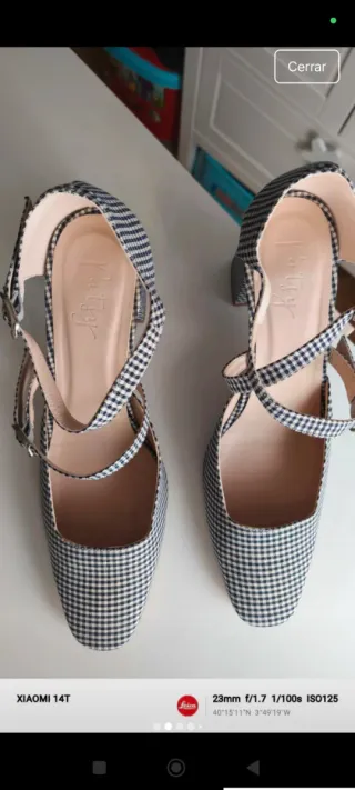 Zapatos Mariola Patsy Shoes Cuadros