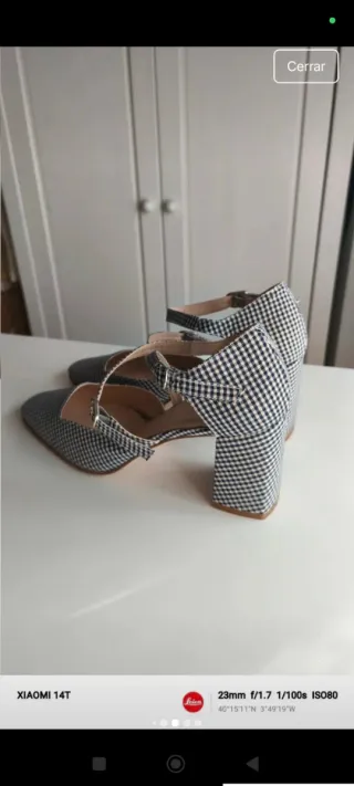 Zapatos Mariola Patsy Shoes Cuadros