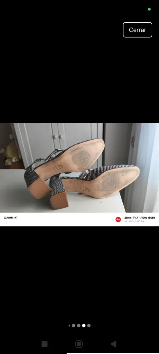 Zapatos Mariola Patsy Shoes Cuadros