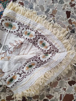 Tovaglia rotonda con frange