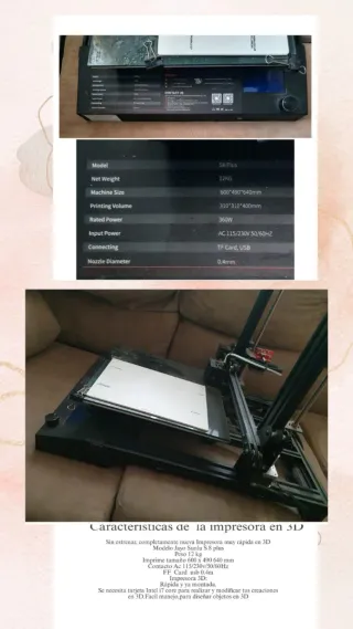 Impresora 3D Jayo Modelo S8 plus Nueva