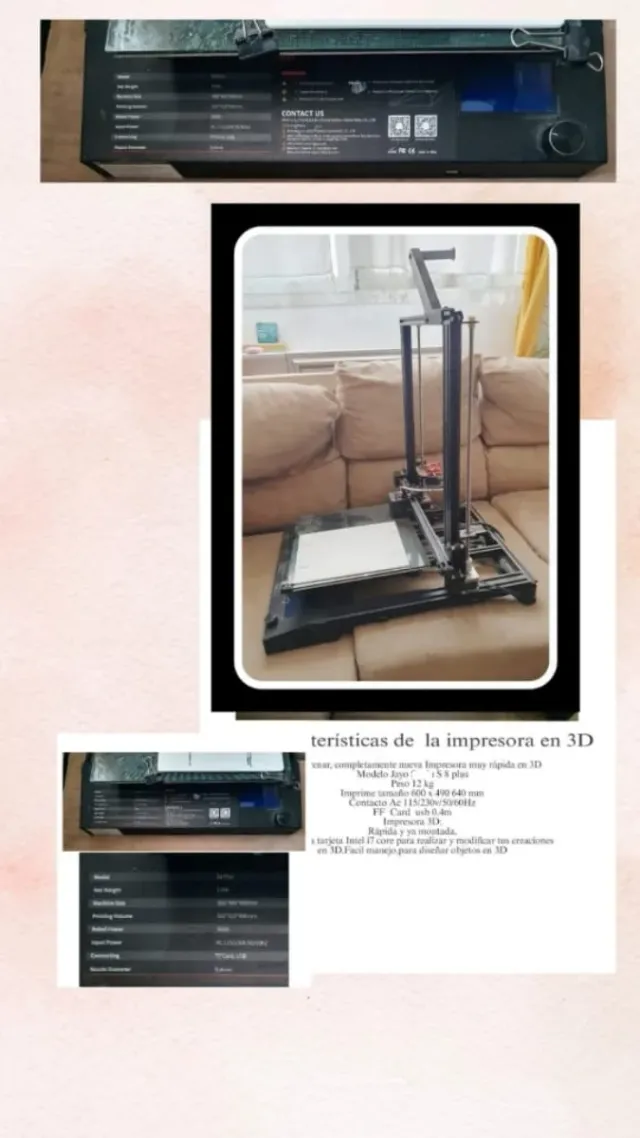 Impresora 3D Jayo Modelo S8 plus Nueva