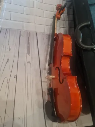 Violín con funda y arco
