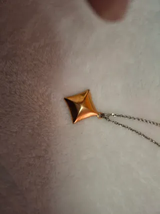 Colgante Lotus Dorado y Plateado