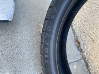 Neumático Moto Zontes 368 G 1100km nuevas ruedas