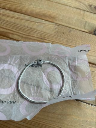 Pulsera Pandora Moments Estrella Polar Plata Ley