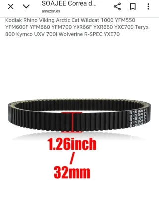 Correa de transmisión SOAJEE