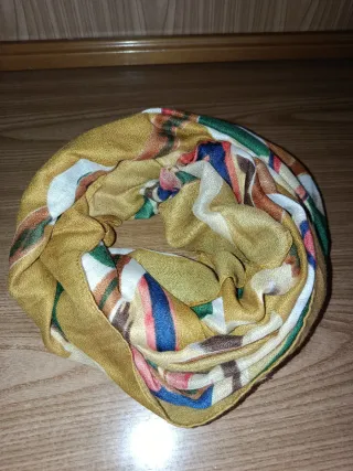 Sciarpa Basile Multicolor Giallo