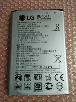 Batteria LG BL-45F1F Li-Ion 2500mAh
