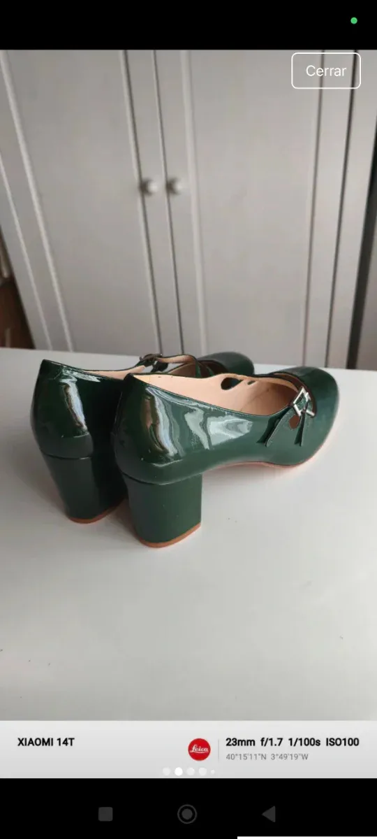 Zapatos Patsy Shoes charol verde