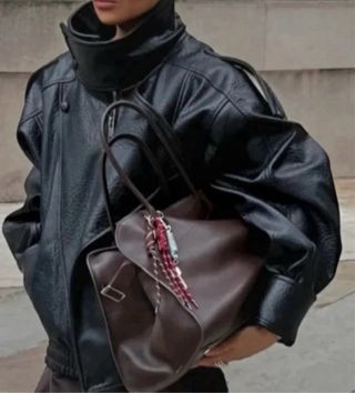 Cazadora Zara Viral YSL XS