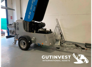 Bomba de hormigón con remolque