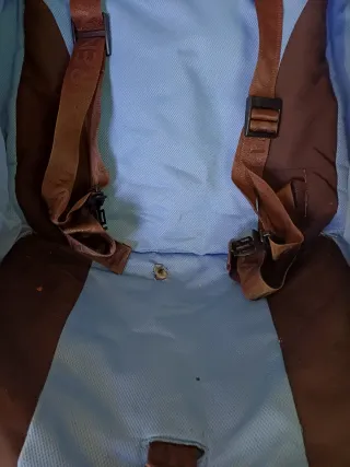 Silla de paseo Maclaren marrón y azul