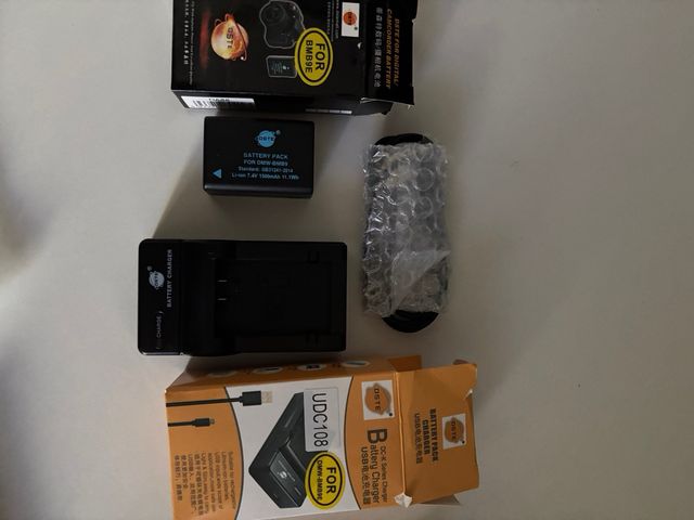 Dste batería y cargador para Panasonic Lumix