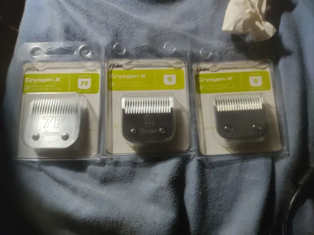 3 Cuchillas Oster Cryogen-X Nuevas