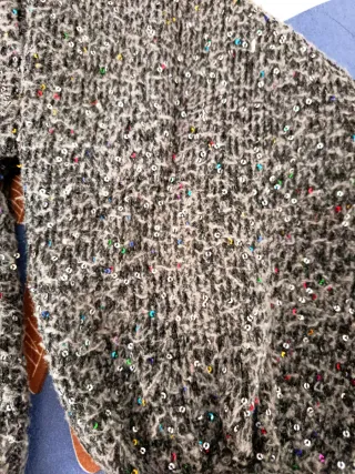Jersey Zara lentejuelas Talla L