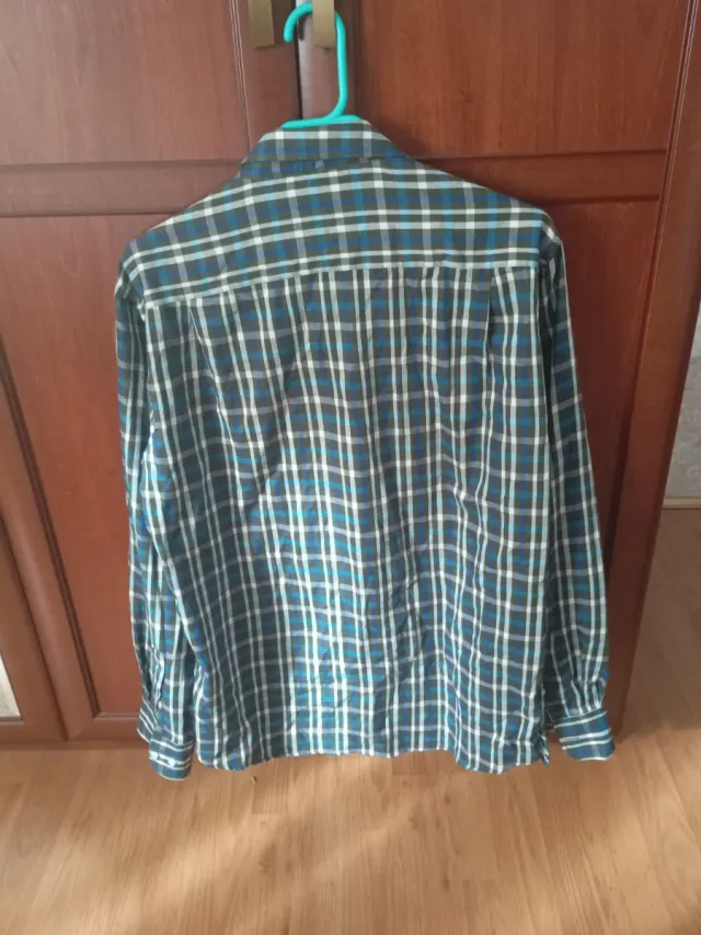 Camisa de cuadros hombre