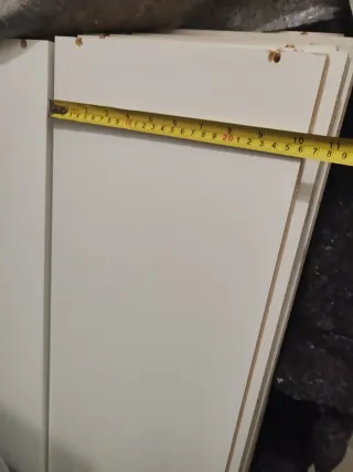 Balda madera estantería IKEA Billy blanca,7€unidad