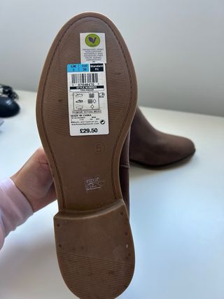 Botines Marrones Marks & Spencer Talla 38