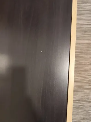 Mueble bajo TV madera y negro