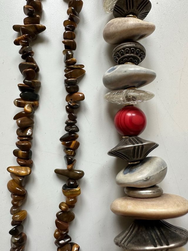 Set 5 Collane Pietre Naturali