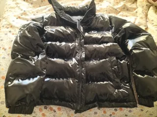 Cazadora Trapstar Negra Brillante