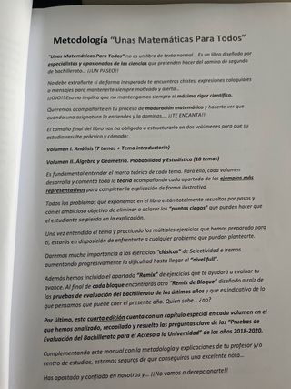 UNAS MATEMATICAS PARA TODOS: MATEMATICAS II