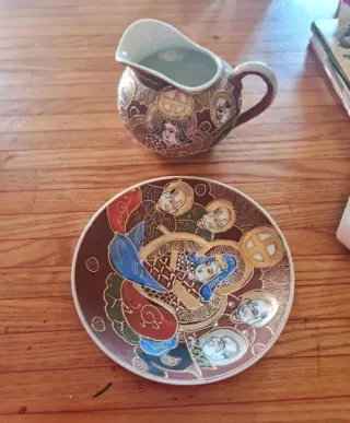 Piattino e portatè Moriage Geisha