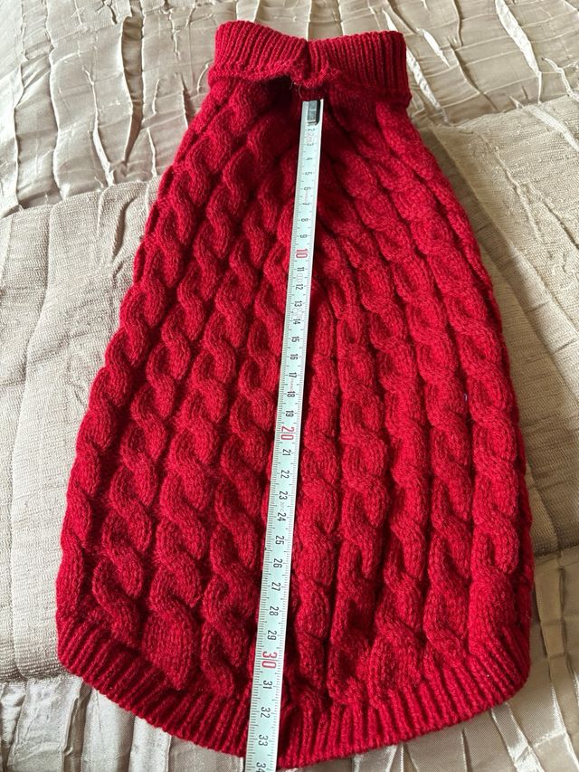 Maglione di Natale per Cane Rosso Taglia Piccola