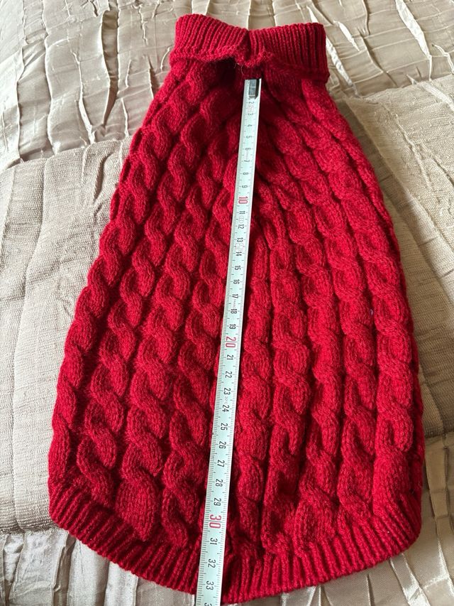 Maglione di Natale per Cane Rosso Taglia Piccola