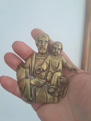 Relieve Bronce San José Niño