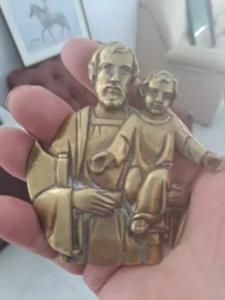 Relieve Bronce San José Niño