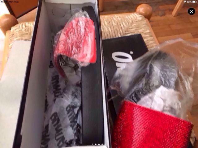 Ciabatte rosse donna Tg 37