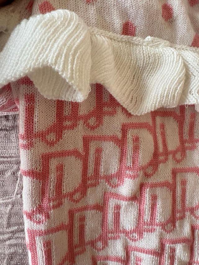 Maglione per Natale per Cane Piccolo Rosa e Bianco