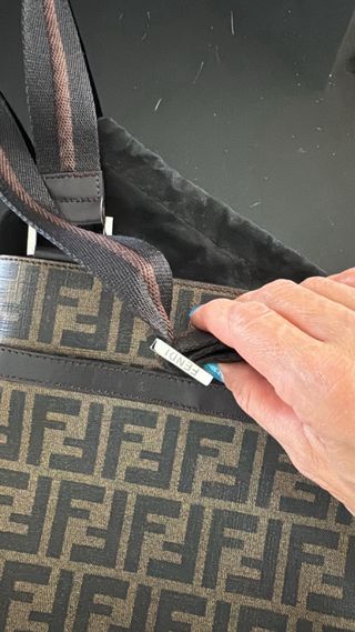 Tracolla Fendi Uomo Beige/Marrone