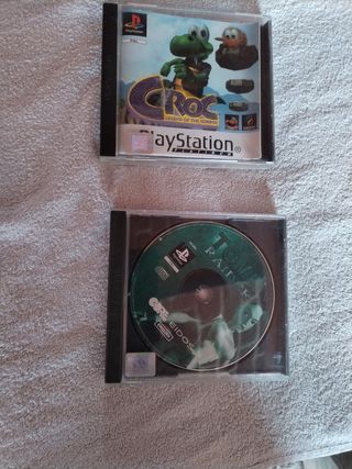 2 Giochi PlayStation 1: Croc & Tomb Raider