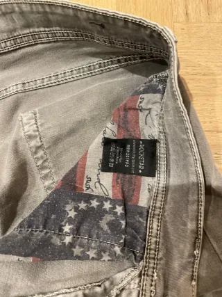 Jeans Rockstar Grigio Taglia 32