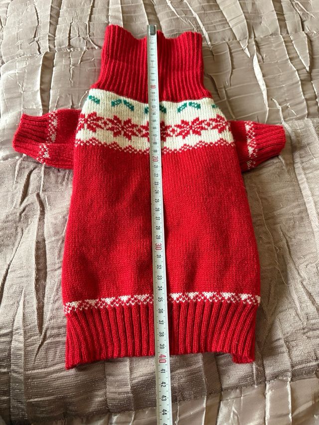 Jersey Navideño Perro Talla Pequeña