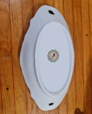 Vassoio Vizavi in porcellana