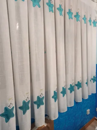 Cortinas infantiles estrellas
