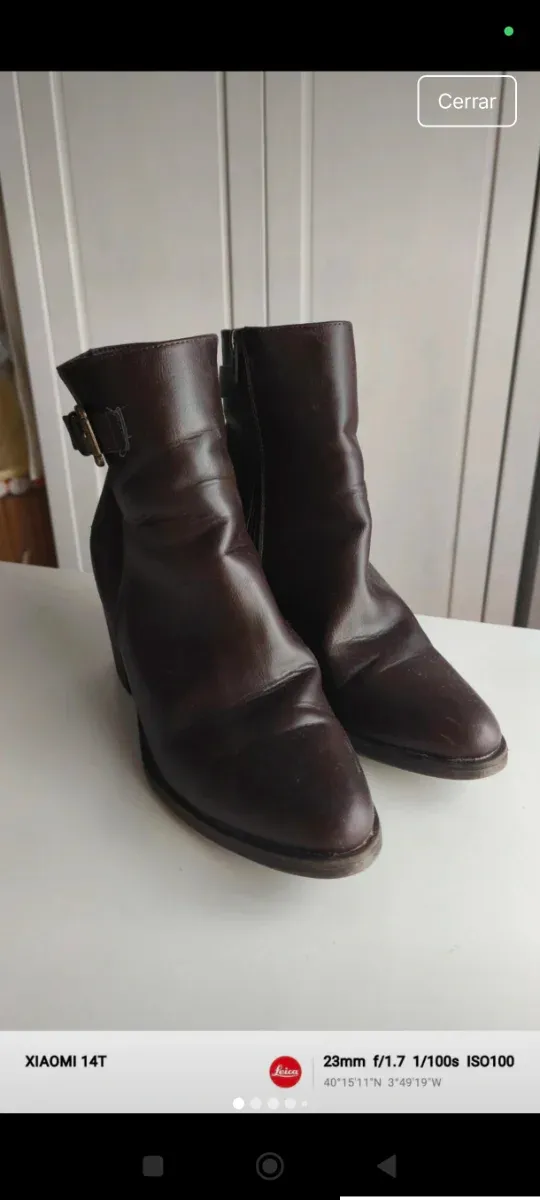 Botines Amichi Marrón Oscuro