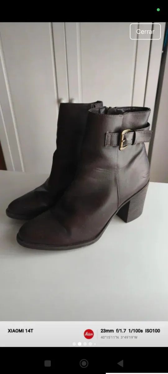 Botines Amichi Marrón Oscuro