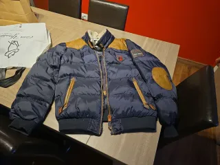 Chaqueta Norway azul y marrón