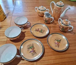 Set Porcellana Cinese Decorata