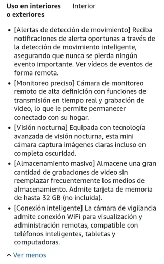 3 Cámaras espía oculta WiFi